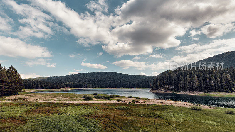 黑湖，Crno Jezero，黑山，欧洲